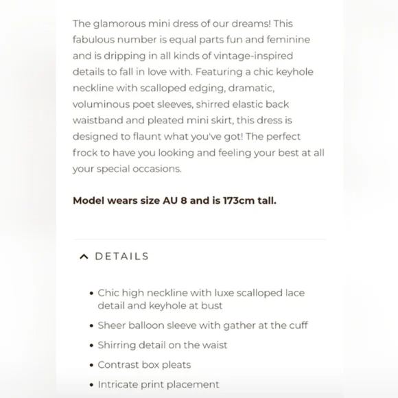 *host pick *Nwt Aus 16 usa 14/16 nine lives bazaar nlb oracle mini dress groovy - Picture 9 of 9